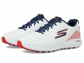 送料無料 Skechers GO GOLF メンズ 男性用 シューズ 靴 スニーカー 運動靴 Max 2 - White/Navy/Red