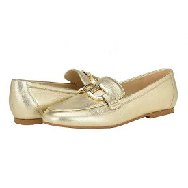 送料無料 ゲス GUESS レディース 女性用 シューズ 靴 フラット Isaac - Gold Leather