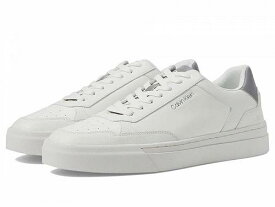 送料無料 カルバンクライン Calvin Klein メンズ 男性用 シューズ 靴 スニーカー 運動靴 Stenzo - White