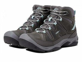 送料無料 キーン Keen レディース 女性用 シューズ 靴 ブーツ ハイキング トレッキング Circadia Mid Waterproof - Steel Grey/Cloud Blue