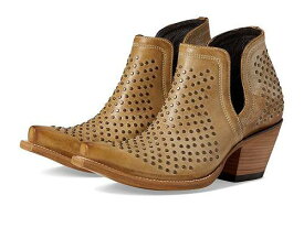 送料無料 アリアト Ariat レディース 女性用 シューズ 靴 ブーツ アンクル ショートブーツ Dixon Studs Western Boot - Old West Tan