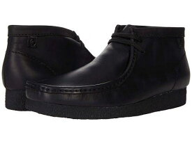 送料無料 クラークス Clarks メンズ 男性用 シューズ 靴 ブーツ チャッカブーツ Shacre Boot - Black Leather