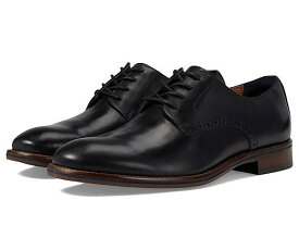送料無料 ジョーンストンアンドマーフィー Johnston &amp; Murphy メンズ 男性用 シューズ 靴 オックスフォード 紳士靴 通勤靴 Conard 2.0 Plain Toe - Black Full Grain