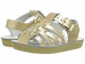 送料無料 Salt Water Sandal by Hoy Shoes 女の子用 キッズシューズ 子供靴 サンダル Sun-San - Sailors (Infant/Toddler) - Gold