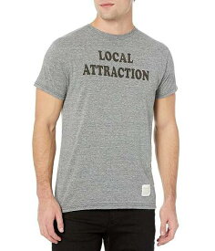 送料無料 オリジナルレトロブランド The Original Retro Brand メンズ 男性用 ファッション Tシャツ Local Attraction Tri-Blend Short Sleeve Tee - Grey