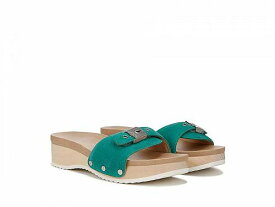 送料無料 ドクターショール Dr. Scholl&#039;s レディース 女性用 シューズ 靴 サンダル Original Too Slide Sandal - Court Green Leather
