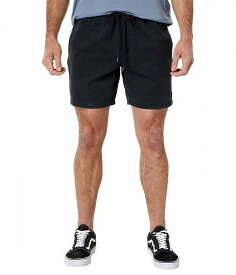 送料無料 ルーカ RVCA メンズ 男性用 ファッション ショートパンツ 短パン Escape 17&quot; Elastic Shorts - Black