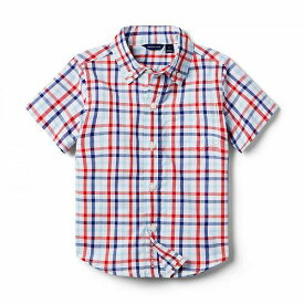 送料無料 Janie and Jack 男の子用 ファッション 子供服 ボタンシャツ Plaid Button Up Shirt (Toddler/Little Kids/Big Kids) - Multicolor