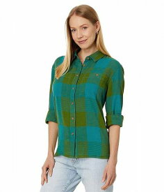 送料無料 ペンドルトン Pendleton レディース 女性用 ファッション ボタンシャツ Adley Long Sleeve Shirt - Teal/Green Check