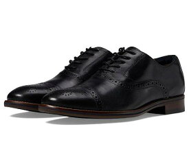 送料無料 ジョーンストンアンドマーフィー Johnston &amp; Murphy メンズ 男性用 シューズ 靴 オックスフォード 紳士靴 通勤靴 Conard 2.0 Cap Toe - Black Full Grain