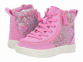 送料無料 BILLY Footwear Kids 女の子用 キッズシューズ 子供靴 スニーカー 運動靴 Classic Lace High (Toddler) - Pink Print