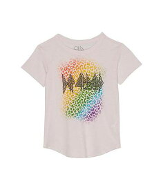 送料無料 Chaser Kids 女の子用 ファッション 子供服 Tシャツ Def Leppard - Rainbow Leopard Tee (Little Kids/Big Kids) - Pinky