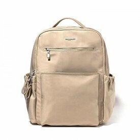 送料無料 バッガリーニ Baggallini レディース 女性用 バッグ 鞄 バックパック リュック Tribeca Expandable Laptop Backpack - Taupe Twill