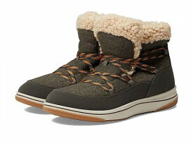 送料無料 クラークス Clarks レディース 女性用 シューズ 靴 ブーツ アンクル ショートブーツ Breeze Glacier - Dark Olive Combi