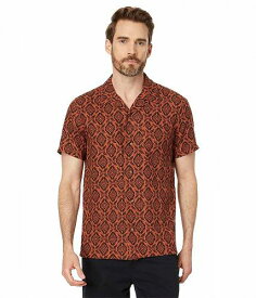 送料無料 ペンドルトン Pendleton メンズ 男性用 ファッション アウター ジャケット コート ジャケット Linen Camp Shirt Short Sleeve - Medallion Spice Red