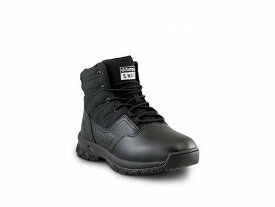 送料無料 オリジナルスワット Original S.W.A.T. シューズ 靴 ブーツ ワークブーツ ProTec 6&quot; Side Zip Polishable Toe Boot - Black
