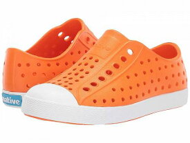 送料無料 ネイティブ Native Shoes Kids キッズ 子供用 キッズシューズ 子供靴 スニーカー 運動靴 Jefferson Slip-on Sneakers (Toddler/Little Kid) - City Orange/Shell White
