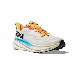 送料無料 ホカ Hoka レディース 女性用 シューズ 靴 スニーカー 運動靴 Clifton 9 - Blanc De Blanc/Swim Day