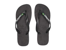 送料無料 ハワイアナス Havaianas レディース 女性用 シューズ 靴 サンダル Brazil Logo Unisex Flip Flops - Black/Black