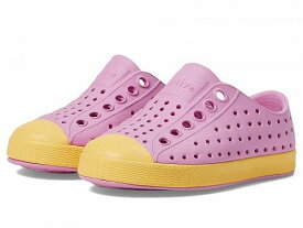 送料無料 ネイティブ Native Shoes Kids キッズ 子供用 キッズシューズ 子供靴 スニーカー 運動靴 Jefferson (Toddler/Little Kid) - Chillberry Pink/Pineapple Yellow