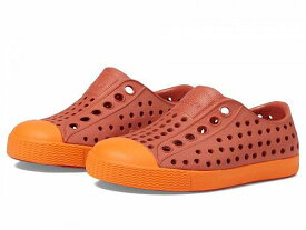 送料無料 ネイティブ Native Shoes Kids キッズ 子供用 キッズシューズ 子供靴 スニーカー 運動靴 Jefferson (Toddler/Little Kid) - Roasted Orange/Sunset Orange