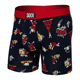 送料無料 サックスアンダーウエアー SAXX UNDERWEAR メンズ 男性用 ファッション 下着 Vibe Super Soft Boxer Brief - Party Foul/Dark Ink