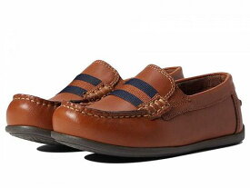 送料無料 フローシャイム Florsheim Kids 男の子用 キッズシューズ 子供靴 ローファー Jasper Strap Jr. (Toddler/Little Kid/Big Kid) - Saddle Tan