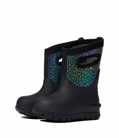 送料無料 ボグス Bogs Kids キッズ 子供用 キッズシューズ 子供靴 ブーツ レインブーツ Neo - Classic Rainbow Leopard (Toddler/Little Kid/Big Kid) - Black Multi