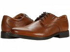 送料無料 クラークス Clarks メンズ 男性用 シューズ 靴 オックスフォード 紳士靴 通勤靴 Whiddon Plain - Dark Tan Leather