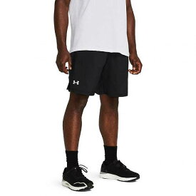 送料無料 アンダーアーマー Under Armour メンズ 男性用 ファッション ショートパンツ 短パン Launch Run 9&quot; Shorts - Black/Black/Reflective