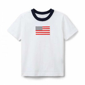 送料無料 Janie and Jack 男の子用 ファッション 子供服 Tシャツ Boys Flag Graphic Tee (Toddler/Little Kid/Big Kid) - Multicolor 5