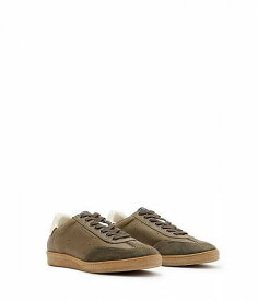 送料無料 AllSaints メンズ 男性用 シューズ 靴 スニーカー 運動靴 Leo Low Top - Khaki