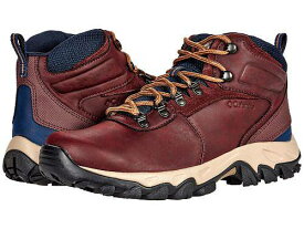 送料無料 コロンビア Columbia メンズ 男性用 シューズ 靴 ブーツ ハイキング トレッキング Newton Ridge Plus II Waterproof - Madder Brown/Collegiate Navy