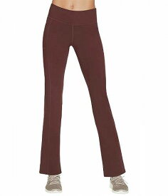 送料無料 スケッチャーズ SKECHERS レディース 女性用 ファッション パンツ ズボン GO WALK Pants Regular Length - Burgundy/Brown