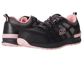 送料無料 スケッチャーズ SKECHERS Work レディース 女性用 シューズ 靴 スニーカー 運動靴 Bulklin - Lyndale Composite Toe - Black/Pink