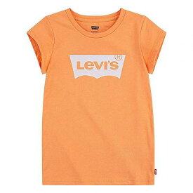 送料無料 リーバイス Levi&#039;s(R) Kids 女の子用 ファッション 子供服 Tシャツ Short Sleeve Batwing Tee (Big Kids) - Cadmium Orange