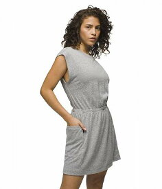 送料無料 プラナ Prana レディース 女性用 ファッション ドレス Cozy Up Cutout Dress - Heather Grey