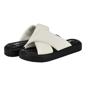 送料無料 カルバンクライン Calvin Klein レディース 女性用 シューズ 靴 サンダル Evey - White