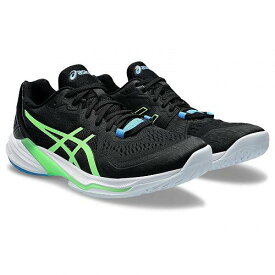 送料無料 アシックス ASICS メンズ 男性用 シューズ 靴 スニーカー 運動靴 Sky Elite FF 2 Volleyball Shoe - Black/Lime Burst