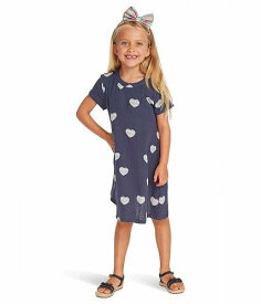 送料無料 Chaser Kids 女の子用 ファッション 子供服 ドレス Beach Hearts T-Shirt Dress (Toddler/Little Kids) - Beach Heart