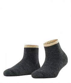 送料無料 ファルケ Falke レディース 女性用 ファッション ソックス 靴下 Cosy Plush Short Socks - Anthracite