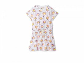 送料無料 Hatley Kids 女の子用 ファッション 子供服 ドレス Heart Suns Cinched Waist Dress (Toddler/Little Kid/Big Kid) - White