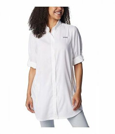 送料無料 コロンビア Columbia レディース 女性用 ファッション ボタンシャツ Tamiami(TM) Long Sleeve Tunic - White