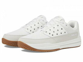 送料無料 スケッチャーズ SKECHERS メンズ 男性用 シューズ 靴 スニーカー 運動靴 Skechers Pickleball Viper Court Luxe - White/Grey