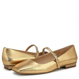 送料無料 フランコサルト Franco Sarto レディース 女性用 シューズ 靴 フラット Tinsley Mary Jane Flats - Gold Metallic