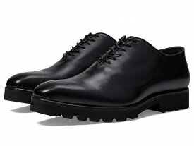 送料無料 マッシオマッテオ Massimo Matteo メンズ 男性用 シューズ 靴 オックスフォード 紳士靴 通勤靴 Corazzano Oxford - Black