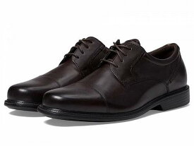 送料無料 ロックポート Rockport メンズ 男性用 シューズ 靴 オックスフォード 紳士靴 通勤靴 Charles Road Cap Toe Oxford - Dark Brown