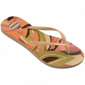 送料無料 ハワイアナス Havaianas レディース 女性用 シューズ 靴 サンダル Slim High Trend Sandals - Rose Gold