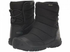 送料無料 キーン Keen Kids キッズ 子供用 キッズシューズ 子供靴 ブーツ スノーブーツ Puffrider Waterproof (Toddler/Little Kid) - Black/Steel Grey