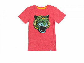 送料無料 アパマンキッズ Appaman Kids 男の子用 ファッション 子供服 Tシャツ Tiger Roar Graphic Short Sleeve Tee (Toddler/Little Kid/Big Kid) - True Red Heather